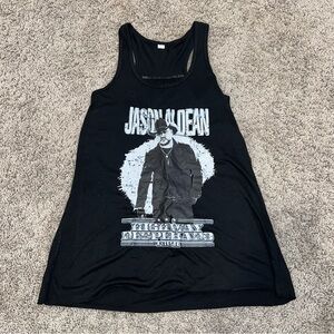 Jason Aldean Highway Desperado Tour Tank Top Racer Back Shirt Top Black Sz Small